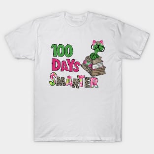 Cute Turtle ,100 Days Smarter, Kids School Celebration T-Shirt